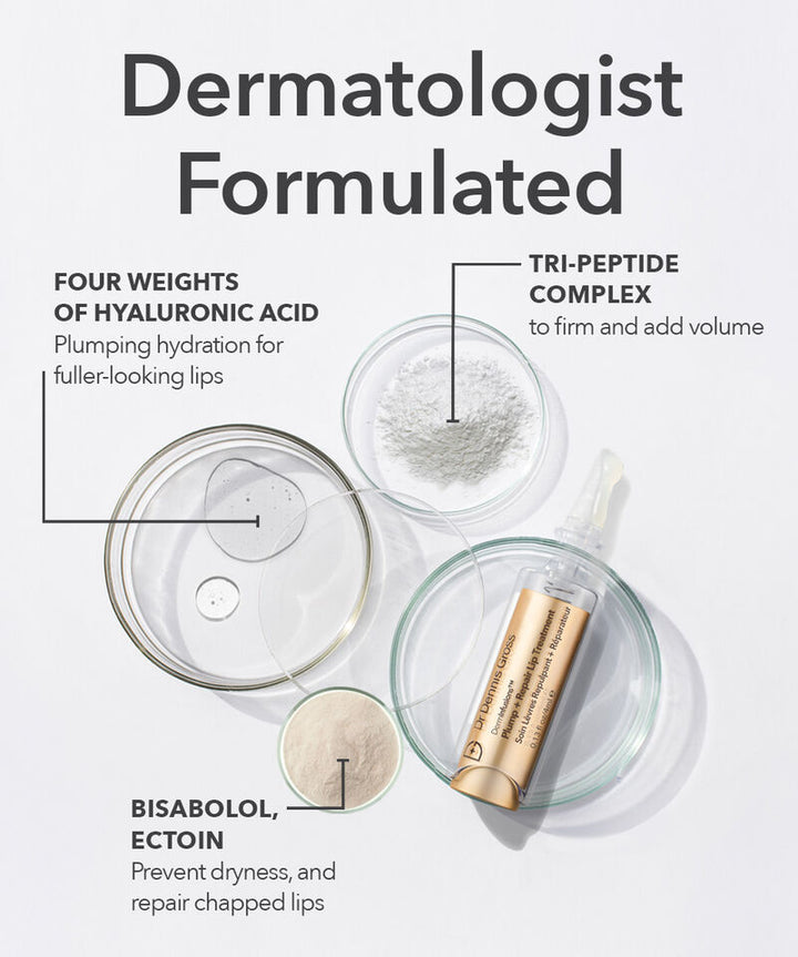 Dr Dennsi Gross DermInfusions™ Plump + Repair Peptide Lip Treatment Tint