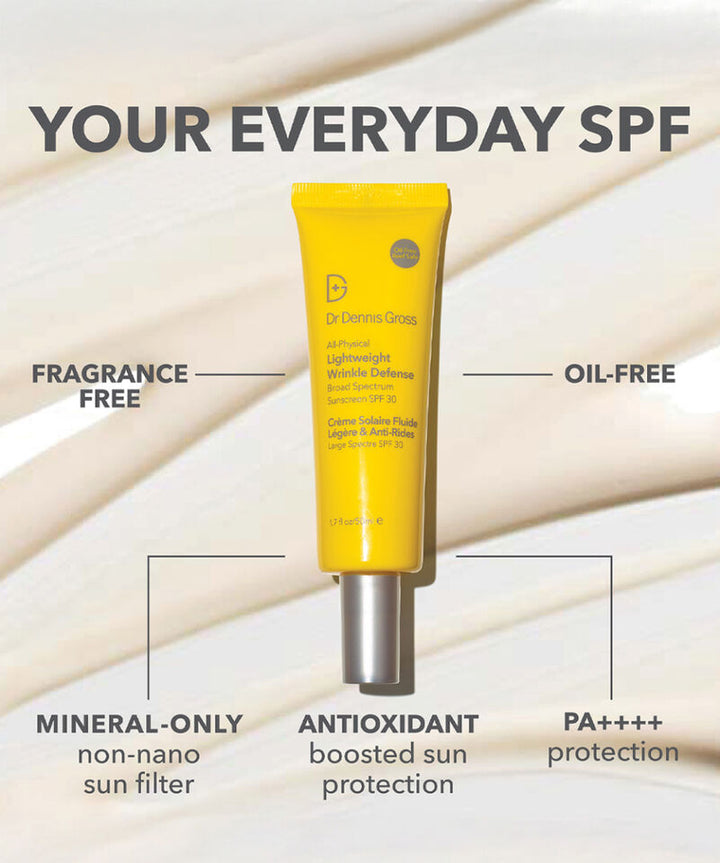 Dr Dennis Gross All-Physical Lightweight Wrinkle Defense Broad Spectrum Sunscreen SPF 30