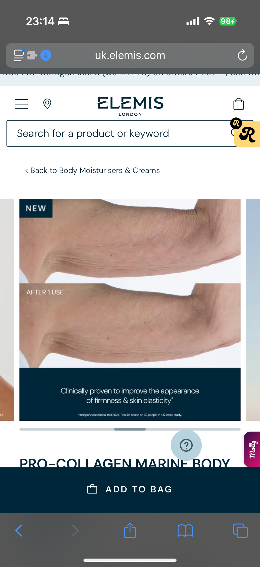Elemis Pro-Collagen Marine Body Cream