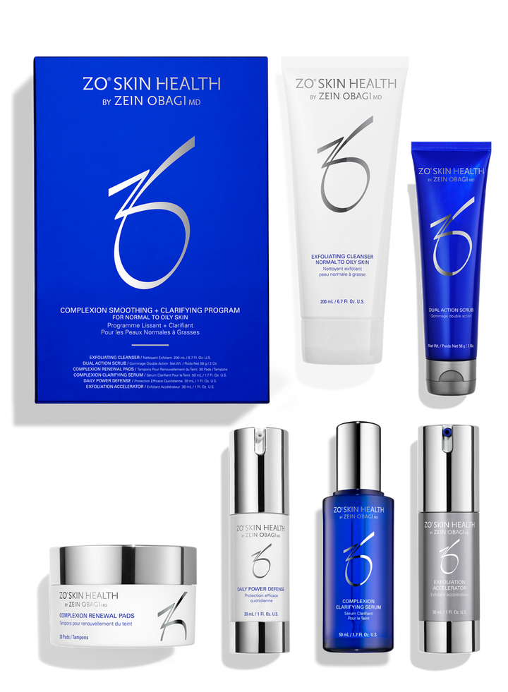 ZO Complexion Smoothing+Clarifying Profram-FÅ ILLUMINATING AOX SERUM (30 ml) I GÅVA! TOTALT VÄRDE 6230:-