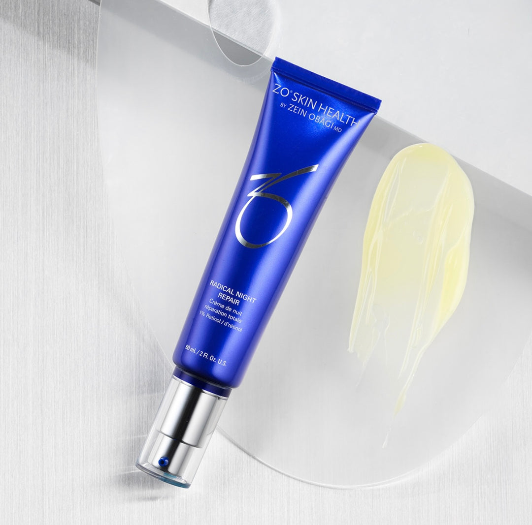 ZO Radical Night Repair - Få Exfoliation Accelerator 30ml & Hydrating Créme 58g värde 1400:-