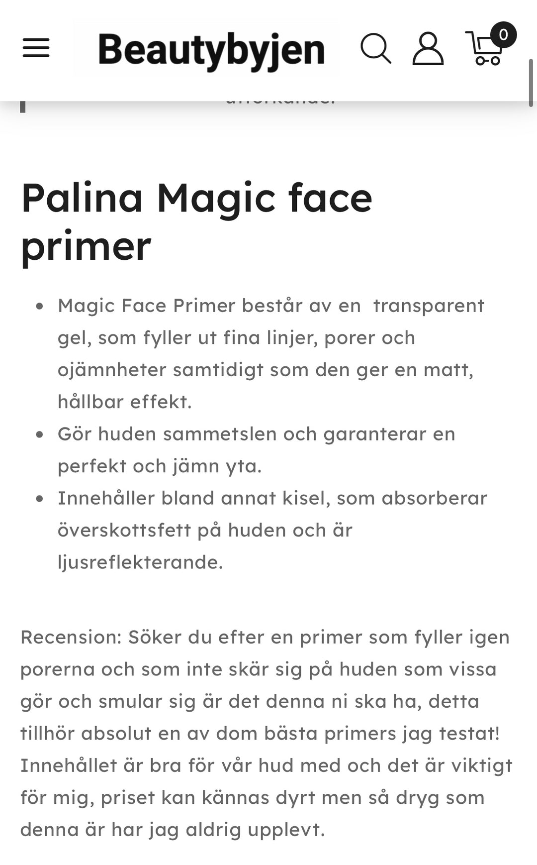 MAGIC FACE PRIMER - 78% RABATT!