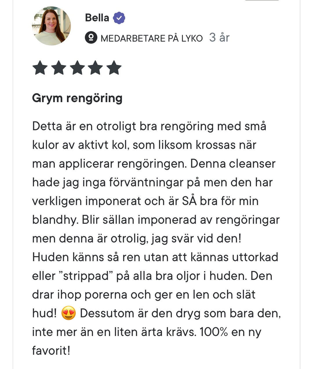 CHARCOAL DETOX CLEANSER -50% RABATT!