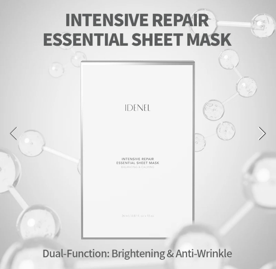 LANSERING! IDENEL Intensive Repair Essential Sheet Mask (10 st)