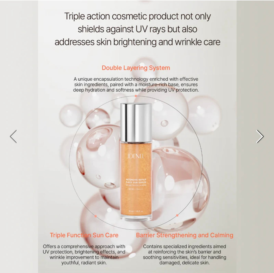 LANSERING! IDENEL Intensive Repair Daily Sun Serum