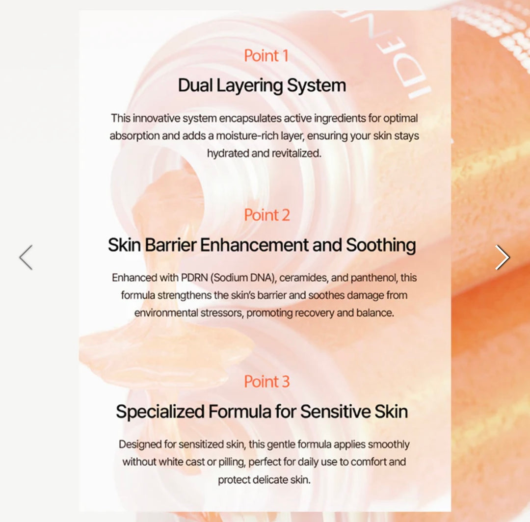 LANSERING! IDENEL Intensive Repair Daily Sun Serum