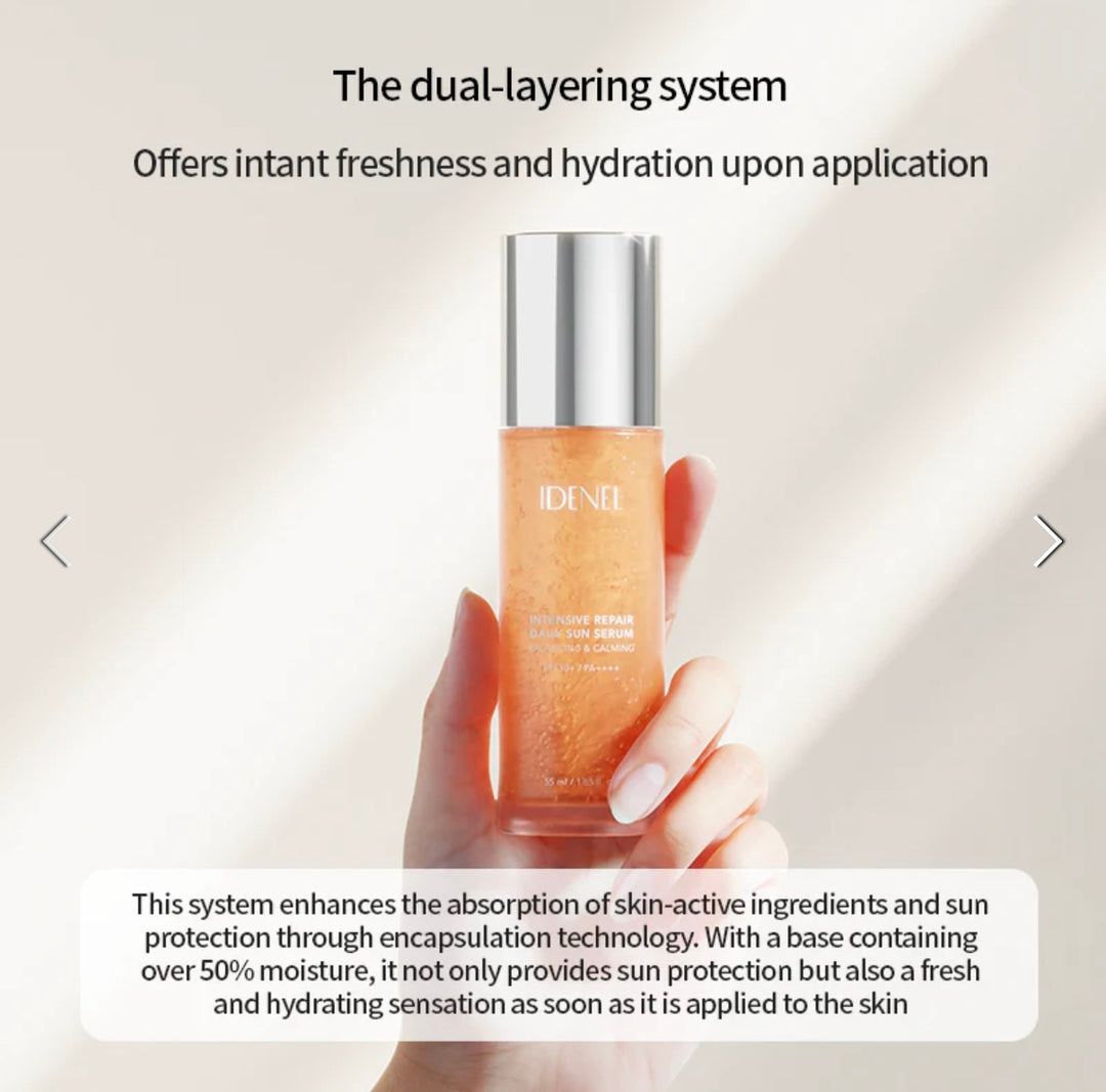 LANSERING! IDENEL Intensive Repair Daily Sun Serum