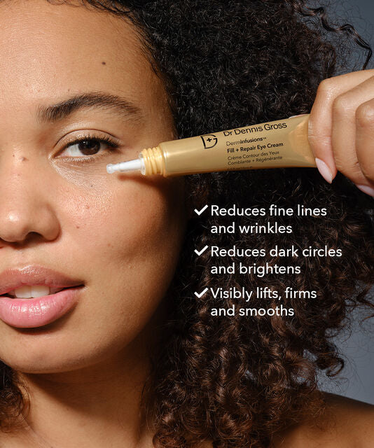 De Dennis Gross DermInfusions™ Fill + Repair Eye Cream with Hyaluronic Acid