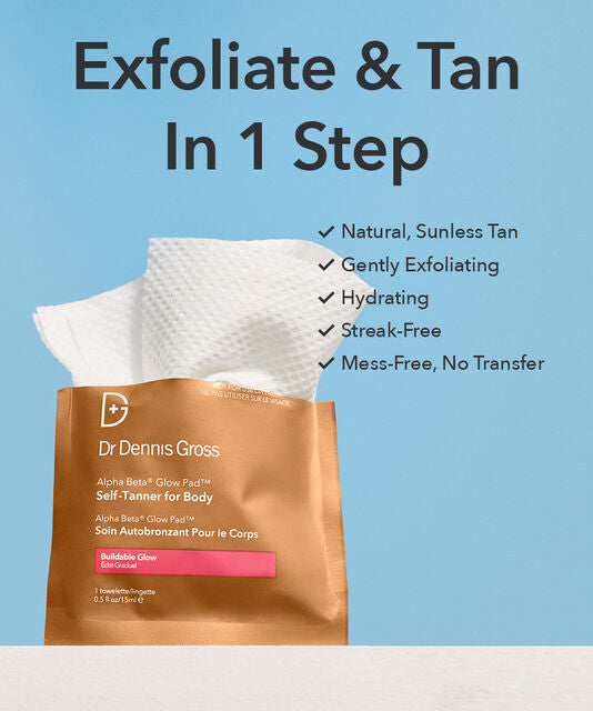 Dr Dennis Gross Alpha Beta Glow Pad Self-Tanner for Body