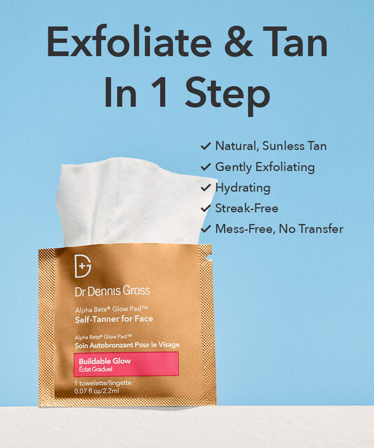 Dr Dennis Gross  Alpha Beta® Glow Pad™ Self-Tanner for Face