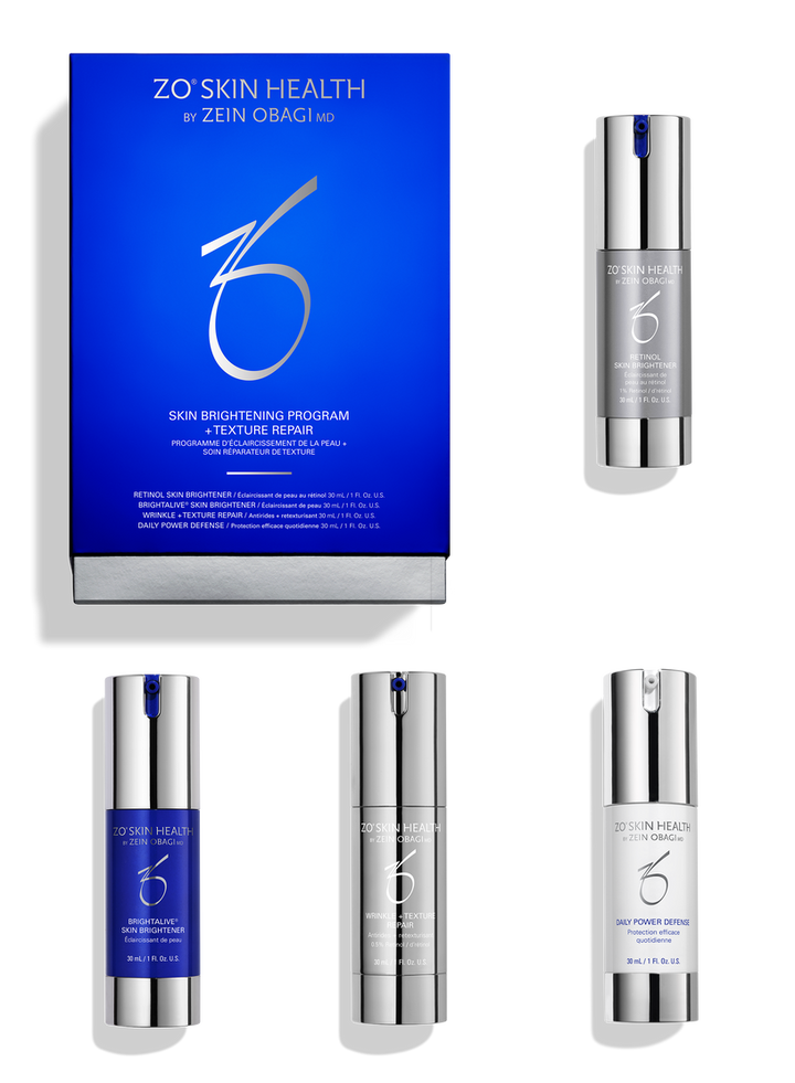 ZO Skin Brightening Program + Texture Repair+GÅVA:AOX Serum (30 ml) VÄRDE 1320:-
