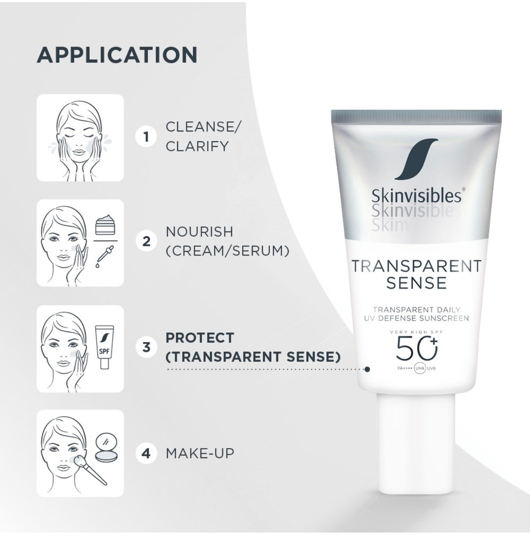 Skinvisibles TRANSPARENT SENSE SPF50+