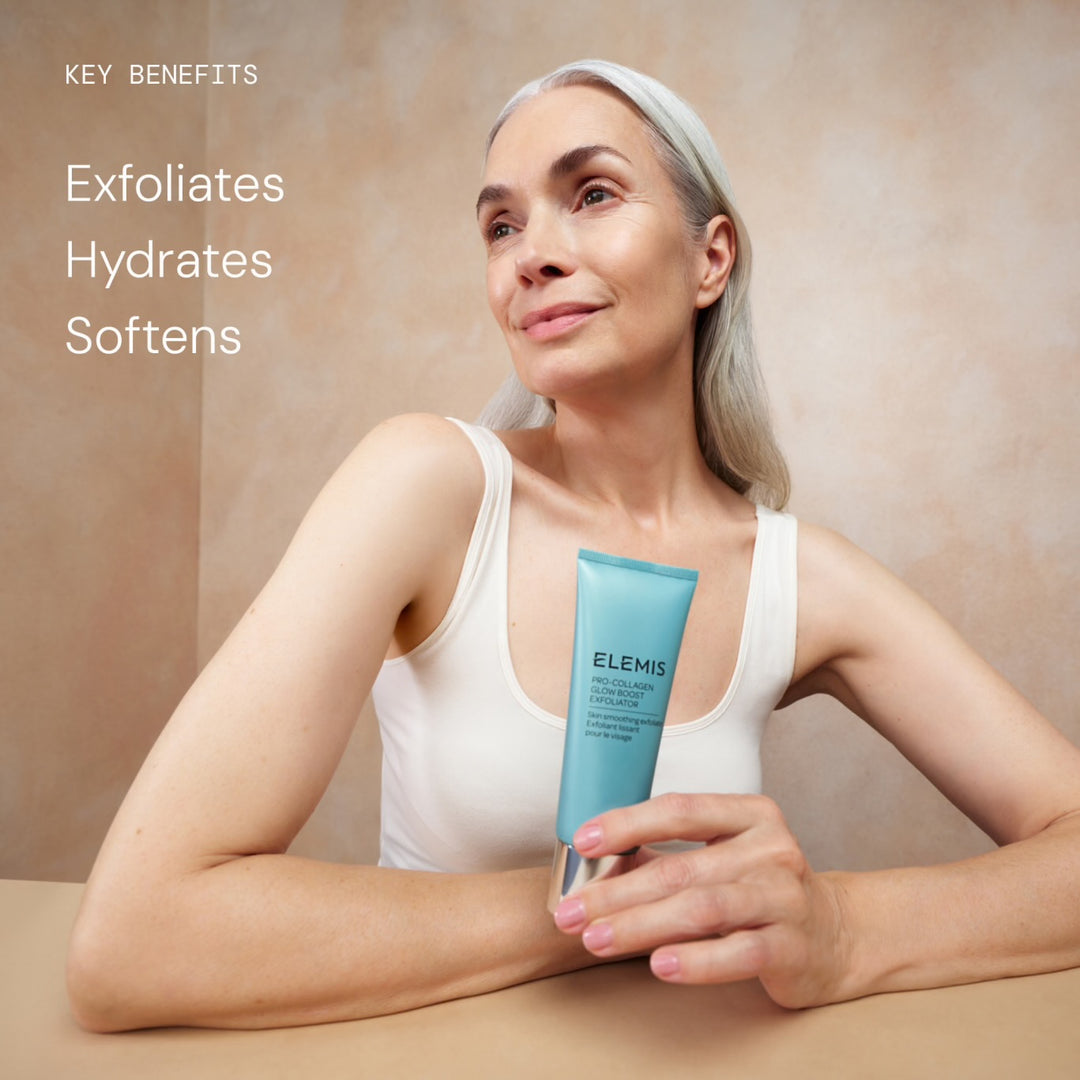 Elemis Pro-Collagen Future Restore Serum - Få Glow Boost Exfoliator VÄRDE 969:-