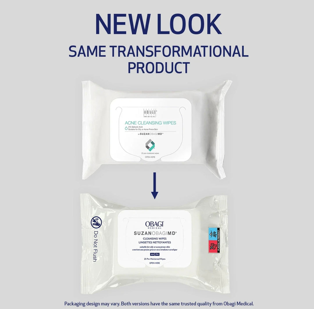 OBAGI SUZANOBAGIMD On The Go Cleansing And Makeup Removing Wipes
