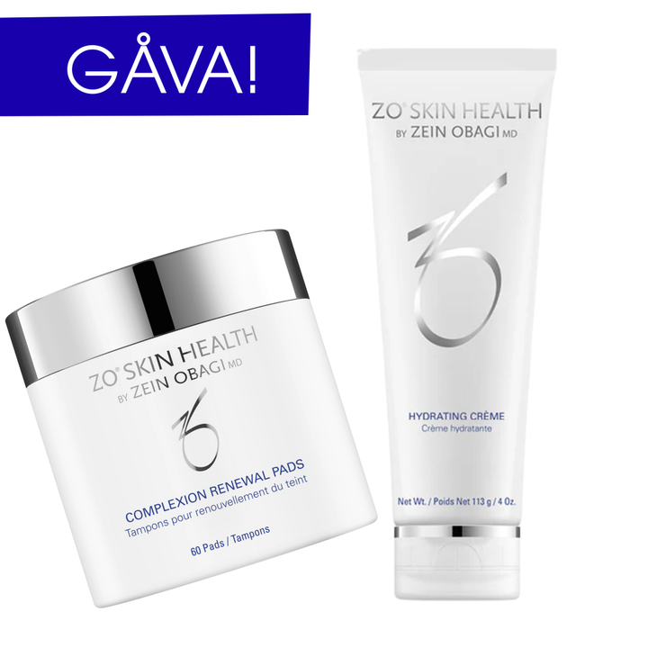 ZO Hydrating Cream + Complexion Renewal Pads på köpet