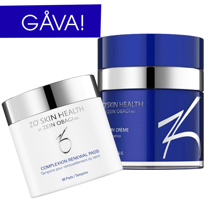 ZO Recovery Cream + Complexion Renewal Pads på köpet