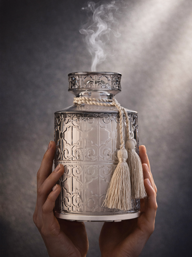 Aroma Diffuser - Grey Tassel