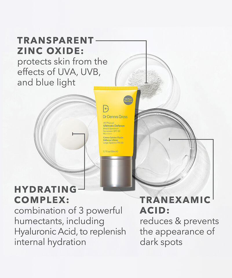 Dr Dennis Gross All-Physical Ultimate Defense Broad Spectrum Sunscreen SPF 50
